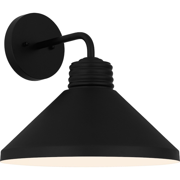 Quoizel Rencher Outdoor Wall 1 Light Matte Black REN8414MBK - main